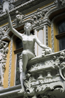 Female statue, "The Passage", hotel and mall, Odessa, Ukraine, 2011.  Creator: LTL.