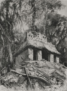 Temple of the Sun, Palenque, State of Chiapas, Mexico, 1892.  Creator: Unknown.