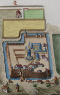 Abbey of Saint-Germain-des-Prés, Paris, France, c1700-1720, (1877).  Creator: Unknown.