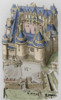 Castle of Pierrefonds, France, dated 1397, c1858-1885, (1887). Creator: Unknown.