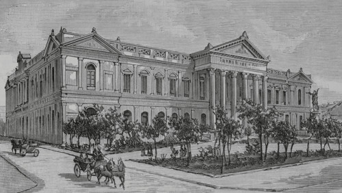 Former National Congress Building, Santiago, (Santiago de Chile), Chile, 1883. Creator: Unknown.