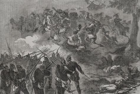 Franco-Prussian War (1870-1871): Battle of Sedan (1-2 September 1870).  Creator: Tomás Carlos Capuz.