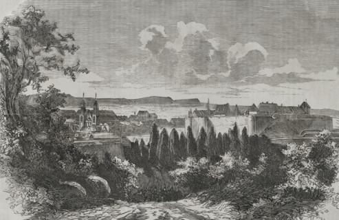 Fortress of Sedan, France, 1870.  Creator: Tomas Padro Pedret.