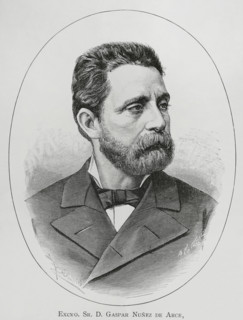 Gaspar Núñez de Arce, (1832-1903), Spanish poet and politician, 1883.  Creator: Arturo Carretero y Sánchez.