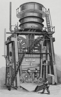 The Morse cotton baling press, John H. Ladd and Co. New York, United States, 1883.  Creator: Unknown.