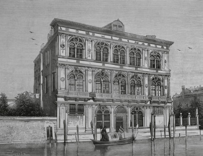 Palazzo Ca' Vendramin Calergi, Venice, Italy, 1883.  Creator: Tomás Carlos Capuz.