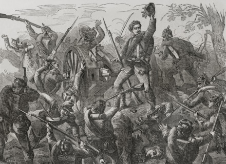 Franco-Prussian War (1870-1871): Battle of Wörth, 6 August 1870, 1870. Creator: Unknown.