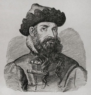 Portrait of Johannes Gutenberg, (c1399-1468), German inventor, 1877.  Creator: Unknown.