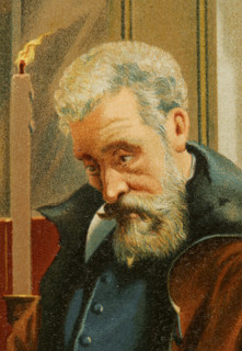 Portrait of Galileo Galilei, (1564-1642), Italian astronomer, mathematician and physicist, 1886.  Creator: Unknown.