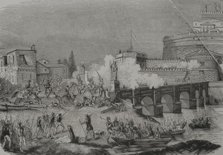 Sack of Rome, 1527, (1856).  Creator: Unknown.