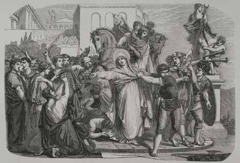 Death of Saint Dorothy or Dorothy of Caesarea, (c279-c311), 1856.  Creator: Unknown.