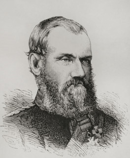 Sam Browne, (Sir Samuel James Browne) (1824-1901), British Indian Army cavalry officer, 1878.  Creator: Unknown.
