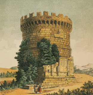 Plautii's Mausoleum, Via Tiburtina, Tivoli, Italy, 1881. Creator: Unknown.