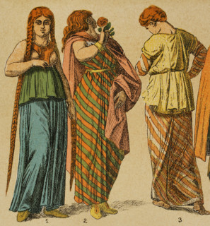 Women's Gaulish dress, 1881.  Creator: Unknown.