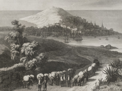 General view of the city of La Coruna, Galicia, Spain, 1853.  Creator: Unknown.