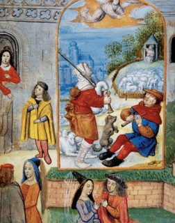 Miniature from the 15th century depicting the life of the villagers, c15th century. Creator: Unknown.