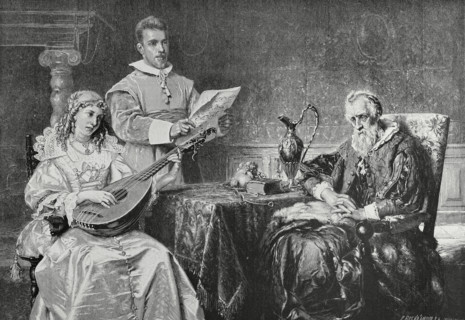 De muziekles (The music lesson), 1883.  Creator: Richard Brend'amour.