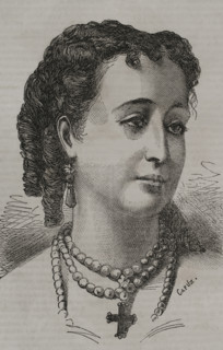Eugénie de Montijo, Empress consort of the French (1853-70) as wife of Napoleon III (1808-73), 1870. Creator: Tomás Carlos Capuz.