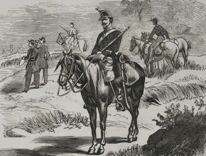 Chasseur d'Afrique, French Army, 1870.  Creator: Unknown.