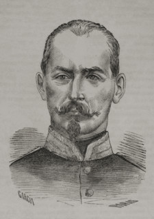 Camille Crémer (1840-1876), French divisionary general in the Franco-Prussian War, 1870.  Creator: Marcelo Paris.