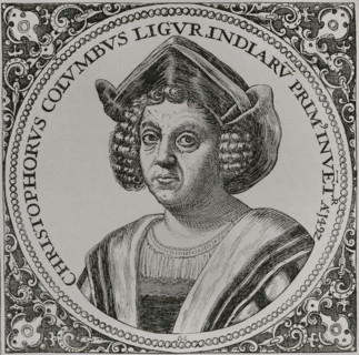 Christopher Columbus, (1451-1506), Navigator, cartographer and admiral, 1892.  Creator: Unknown.