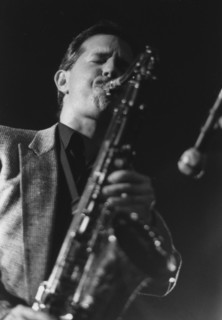 Scott Hamilton, Jazz Caravan, The Exchange, Cambridge, 1991. Creator: Brian Foskett.