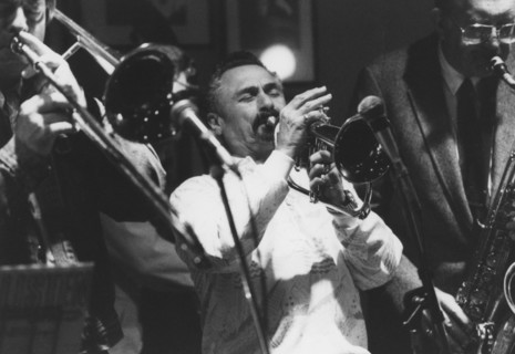 Shorty Rogers, Bill Watrous and Bob Cooper, Ronnie Scott's, c1982. Creator: Brian Foskett.
