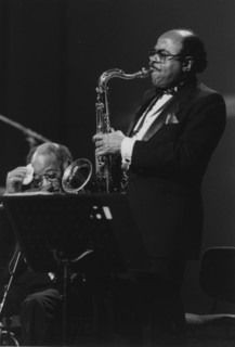 Benny Golson, Lionel Hampton and his Golden Men of Jazz, North Sea Jazz Festival, 1994. Creator: Brian Foskett.