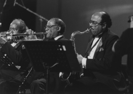 Benny Golson, Lionel Hampton and his Golden Men of Jazz, North Sea Jazz Festival, 1994. Creator: Brian Foskett.