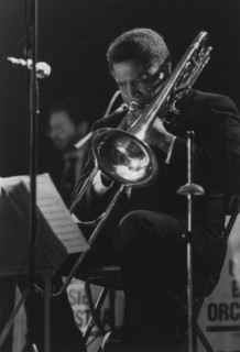 Bill Hughes, Count Basie Orchestra, 1990s. Creator: Brian Foskett.