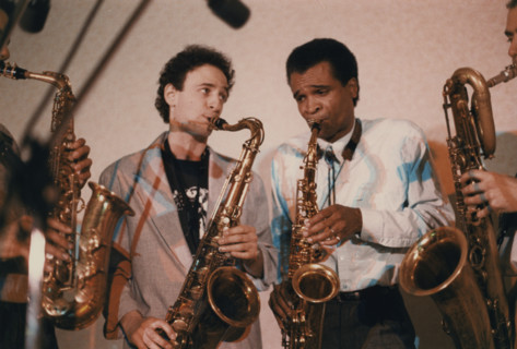 Bobby Watson, 29th Street Saxophone Quartet, Cambridge, 1989. Creator: Brian Foskett.