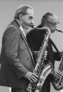 Bobby Wellins and Bob Wilber, Cleethorpes Jazz Festival, 2007. Creator: Brian Foskett.