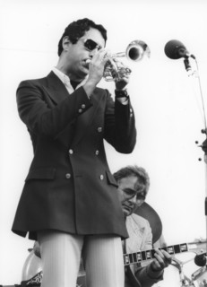 Dick Sudhalter and Bucky Pizzarelli, Capital Radio Jazz Festival, London, 1979. Creator: Brian Foskett.