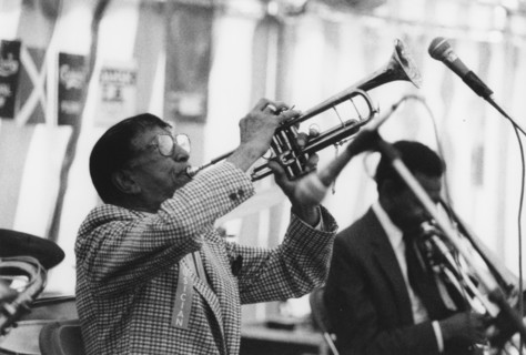 Doc Cheatham, Edinburgh Jazz Festival, 1986. Creator: Brian Foskett.