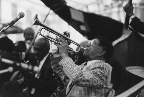 Doc Cheatham, Edinburgh Jazz Festival, 1986. Creator: Brian Foskett.