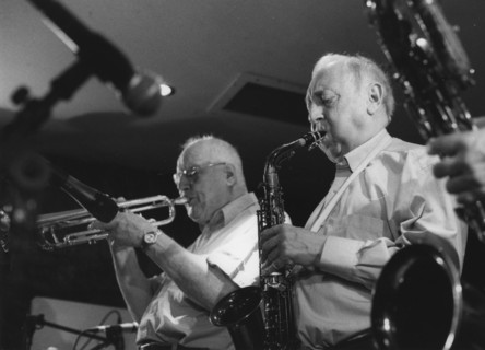Harry Klein and Ronnie Hughes, Soho, London, 2007. Creator: Brian Foskett.