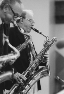 John Barnes, Bob Wilber, Cleethorpes Jazz Festival, 2007. Creator: Brian Foskett.