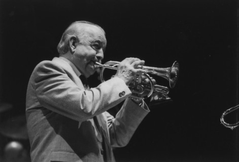 Kenny Baker, British All Star Band, Barbican, London, 1993. Creator: Brian Foskett.