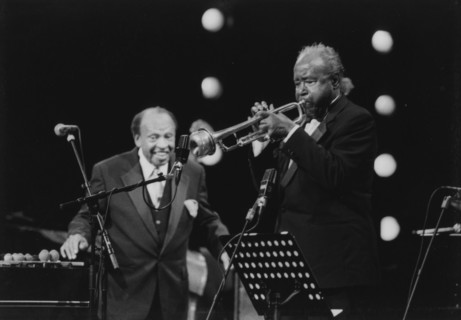 Lionel Hampton and Harry "Sweets" Edison, Lionel Hampton's Gold..., North Sea Jazz Festival, 1994. Creator: Brian Foskett.