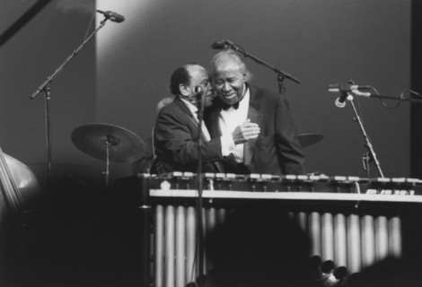 Lionel Hampton, Harry "Sweets" Eddison, North Sea Jazz Festival, 1994. Creator: Brian Foskett.