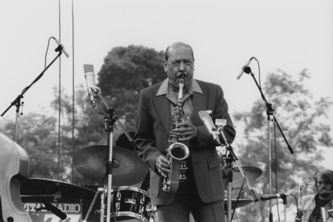 Marshal Royal, Capital Radio Jazz Festival, 1981. Creator: Brian Foskett.