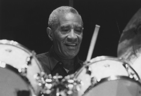 Max Roach, Queen Elizabeth Hall, London, 1996. Creator: Brian Foskett.
