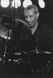 Max Roach, Queen Elizabeth Hall, London, 1996. Creator: Brian Foskett.
