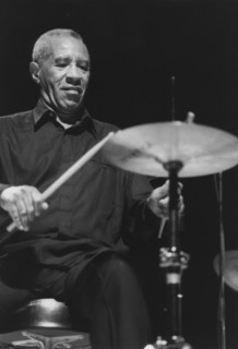 Max Roach, Queen Elizabeth Hall, London, 1996. Creator: Brian Foskett.