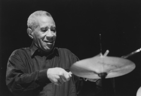 Max Roach, Queen Elizabeth Hall, London, 1996. Creator: Brian Foskett.