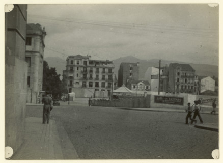 Street scene, Spain, early-mid 20th century. Creator: Edward Morland Lewis.