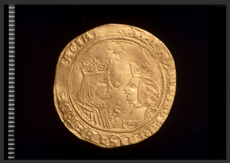 Doble excelente of Ferdinand and Isabella, Spanish, c1479-1504. Creator: Unknown.
