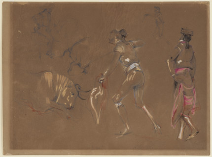 Spanish Bullfight, 19th century. Creator: John Frederick Lewis.