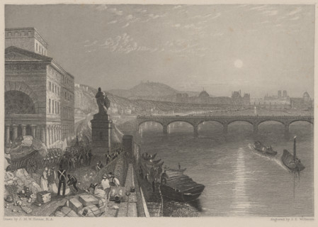 Paris, from the Barrière de Passy, 1833. Creator: James Tibbitts Willmore.