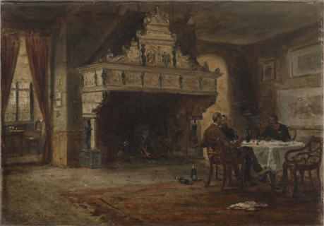 An Interior, 1887. Creator: Ernest Crofts.